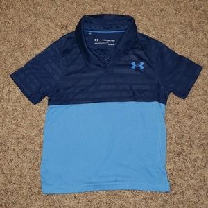 YXS Under Armour collared Tshirt